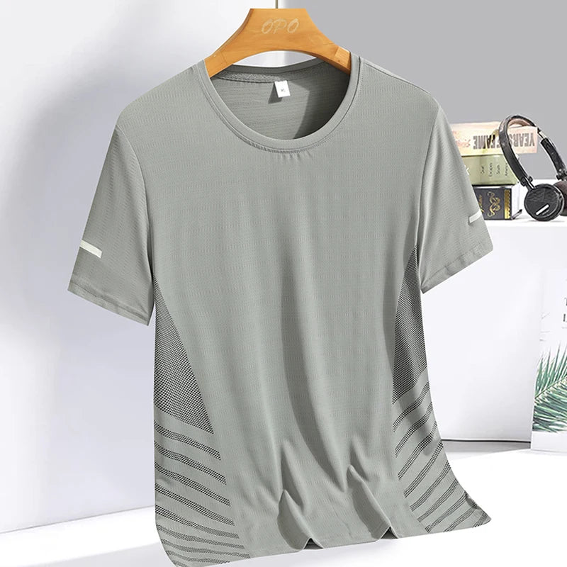 Camiseta masculina para academia e Treino ao ar livre